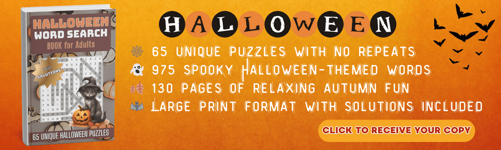 Halloween Word Search Book